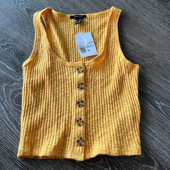 Yellow crop top - Picture 2 of 4